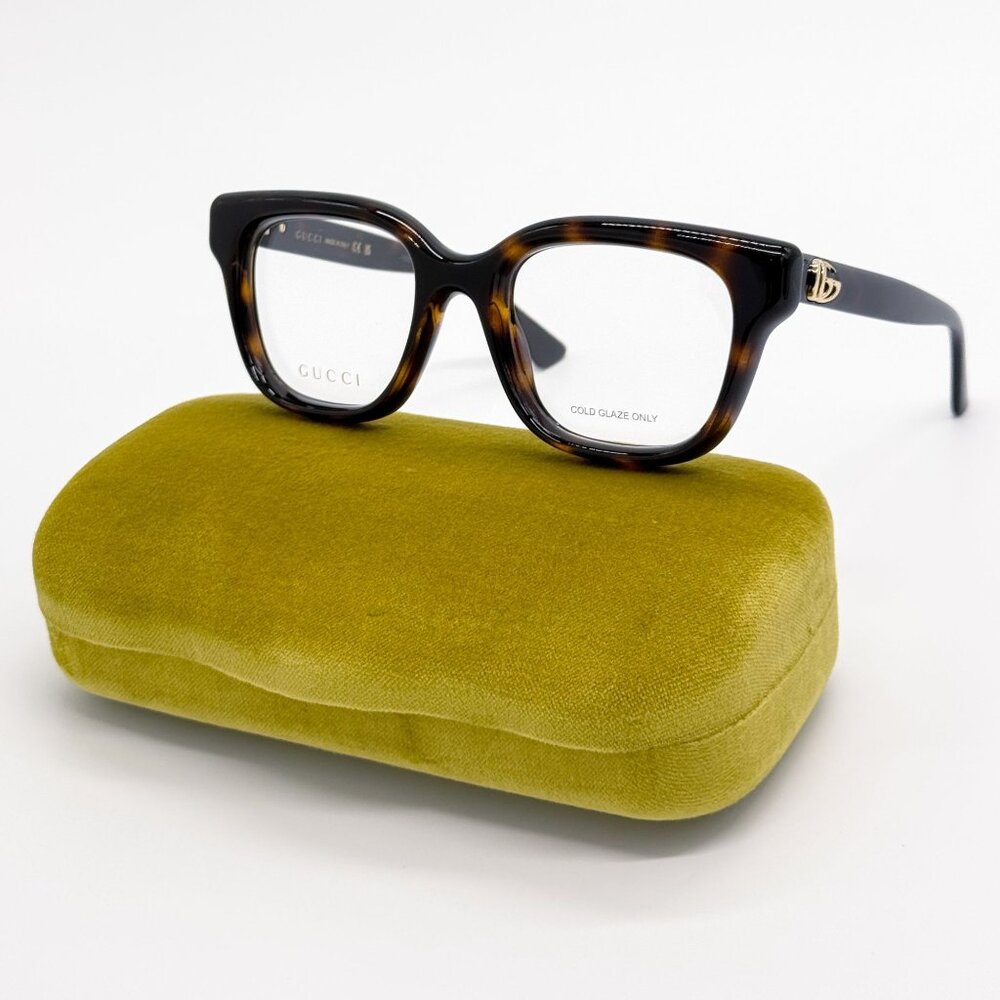 NEW GUCCI GG1831O 006 HAVANA BROWN WOMEN EYEGLASSES GUCCI - Picture 2 of 10